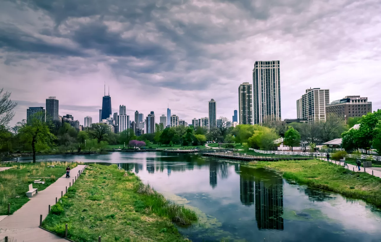 Skyline of Chicago, Amerika